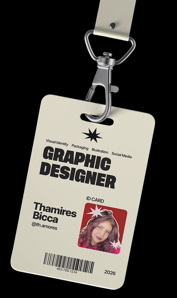 Thamires, designer de marcas