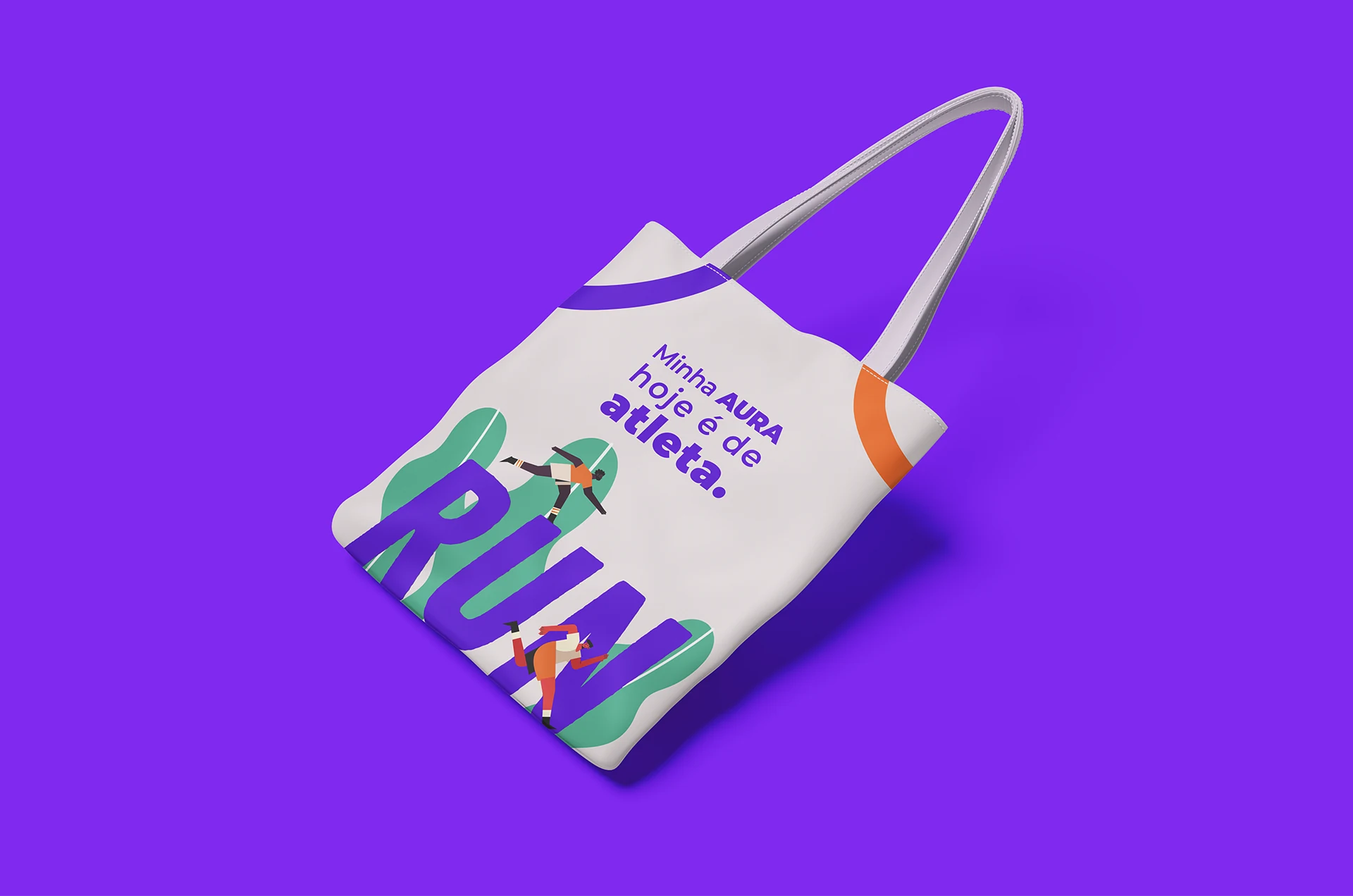 Ecobag personalizada da Aura Run