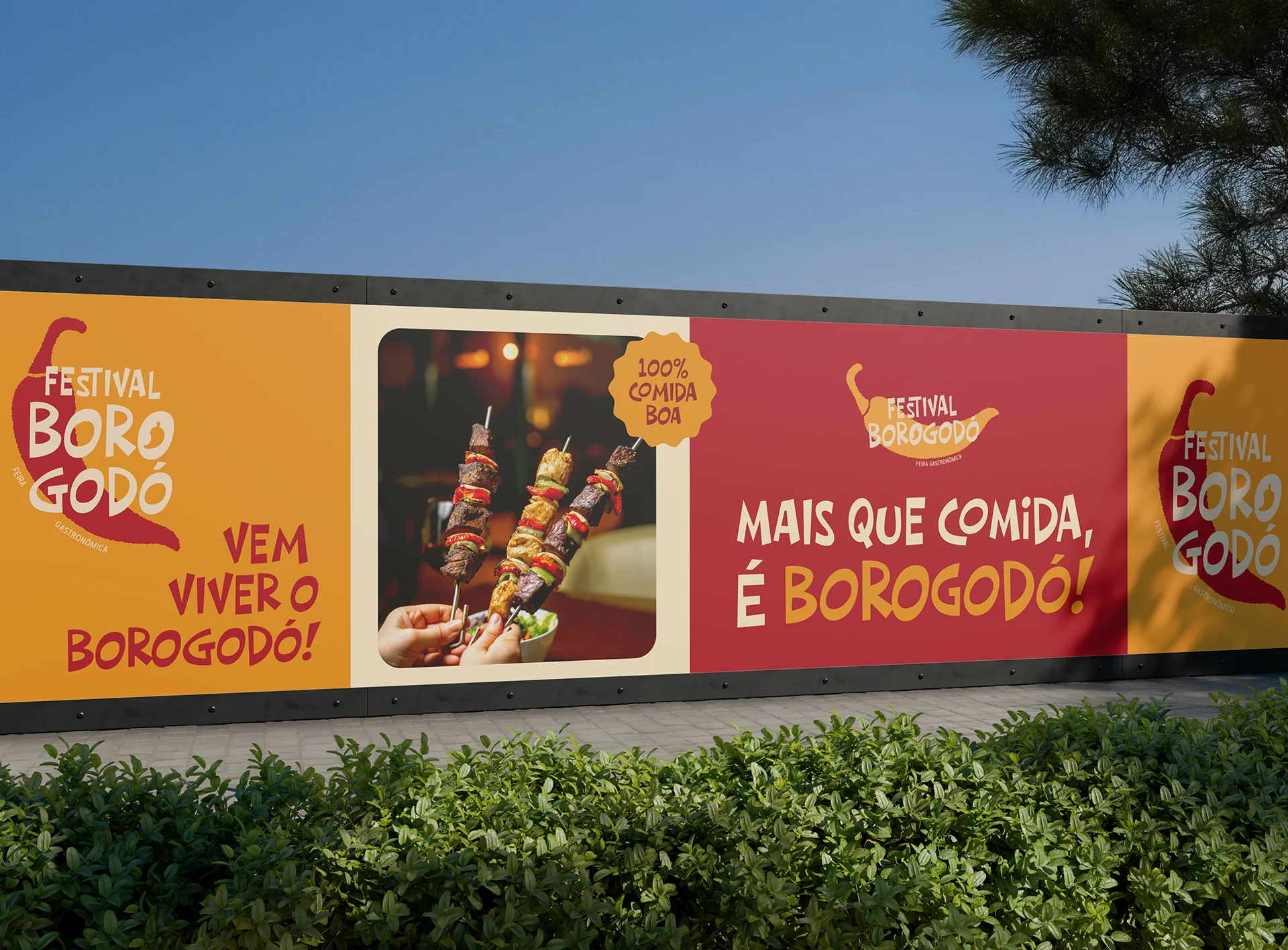 Peça de divulgação do Festival Borogodó