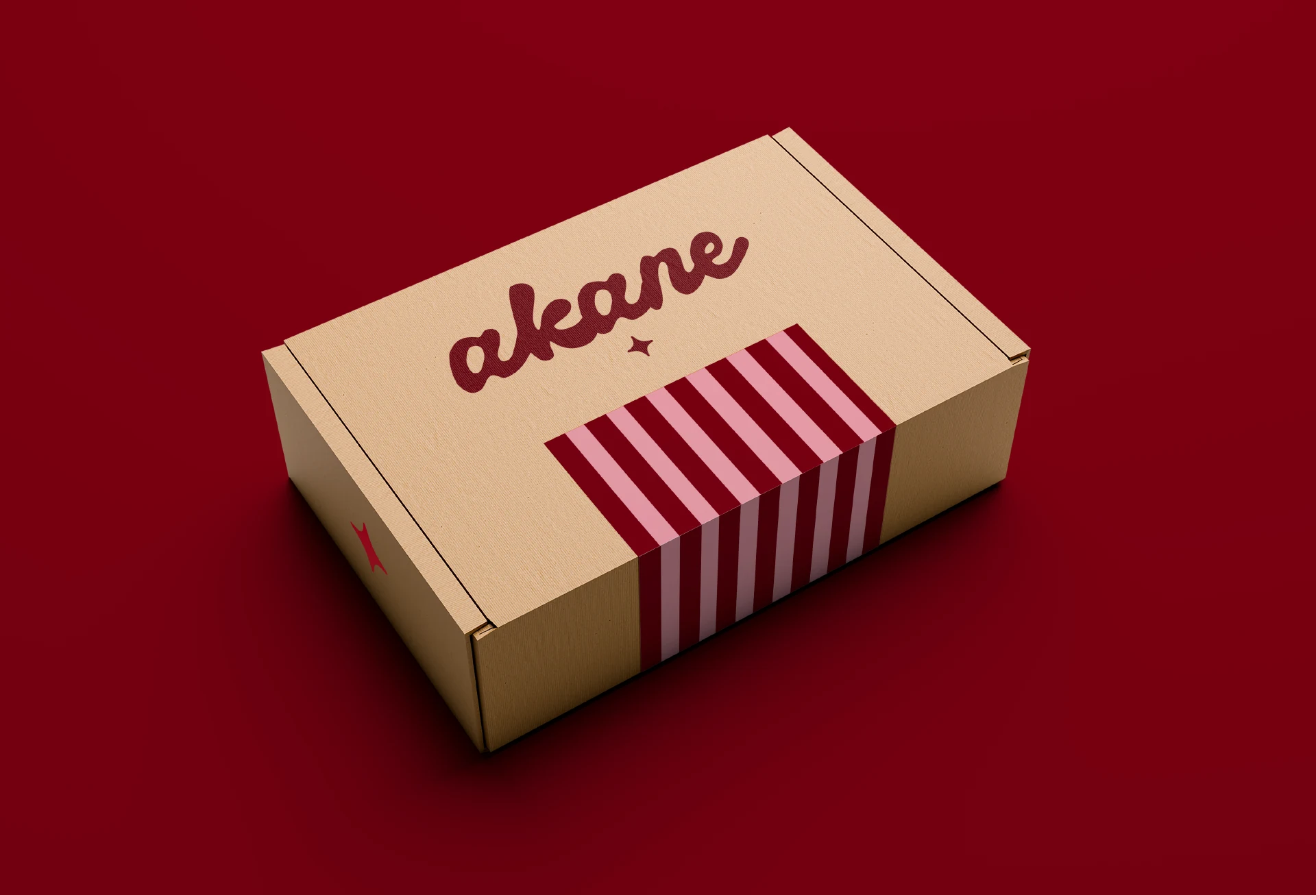 Caixa de papelão personalizada da Akane