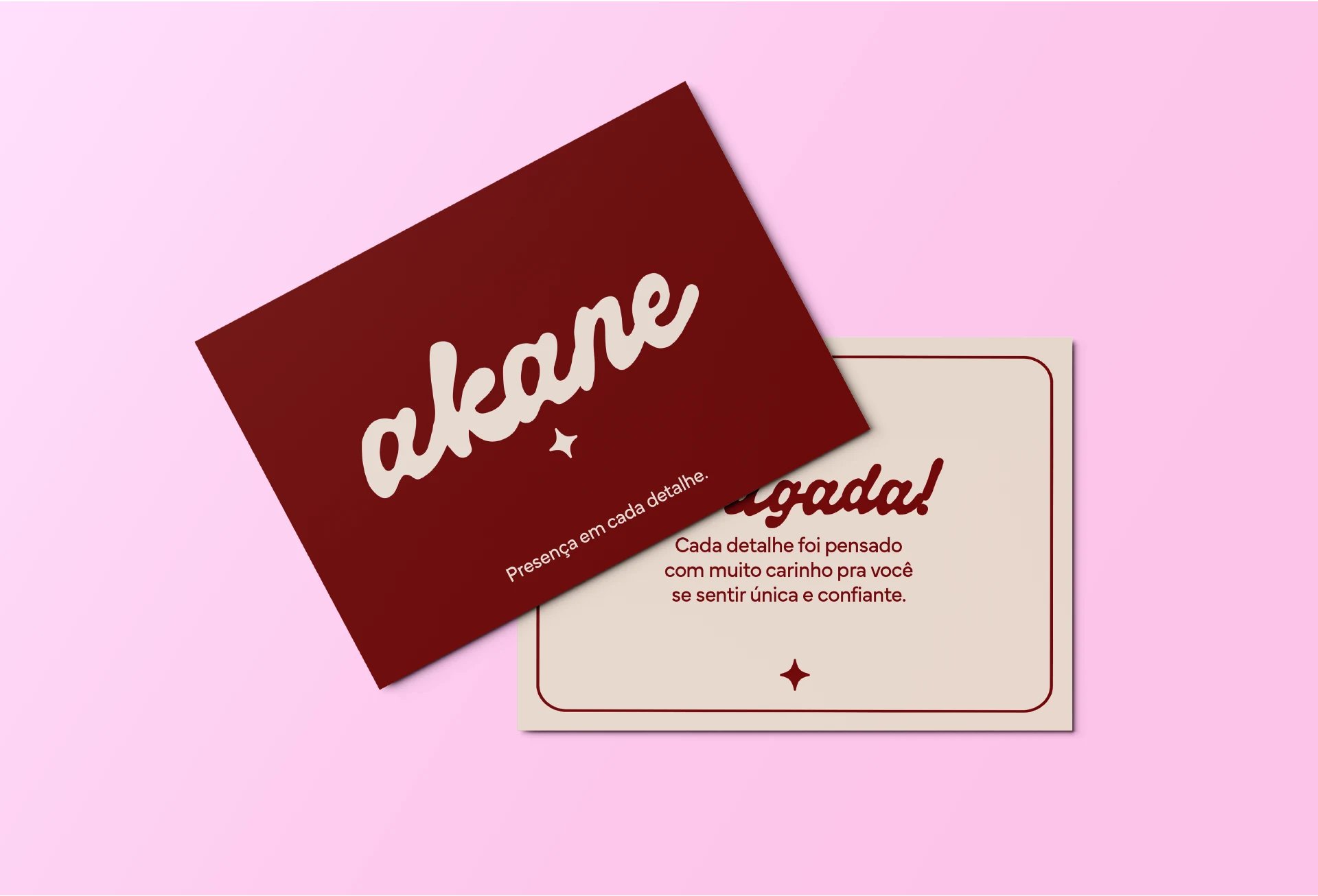 Cartões de agradecimento da Akane