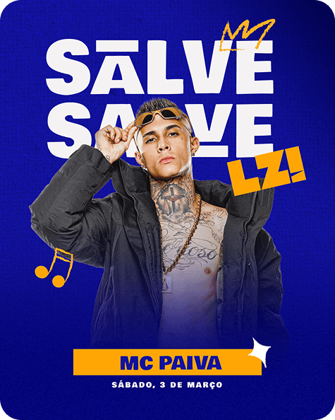 Post sobre evento com MC Paiva