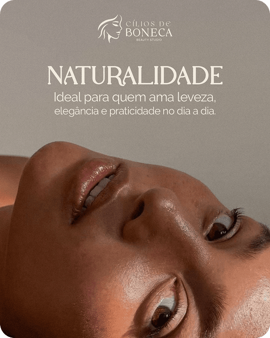 Post sobre a naturalidade dos cílios