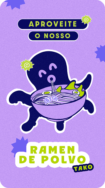 Story sobre o Ramen de Polvo do restaurante